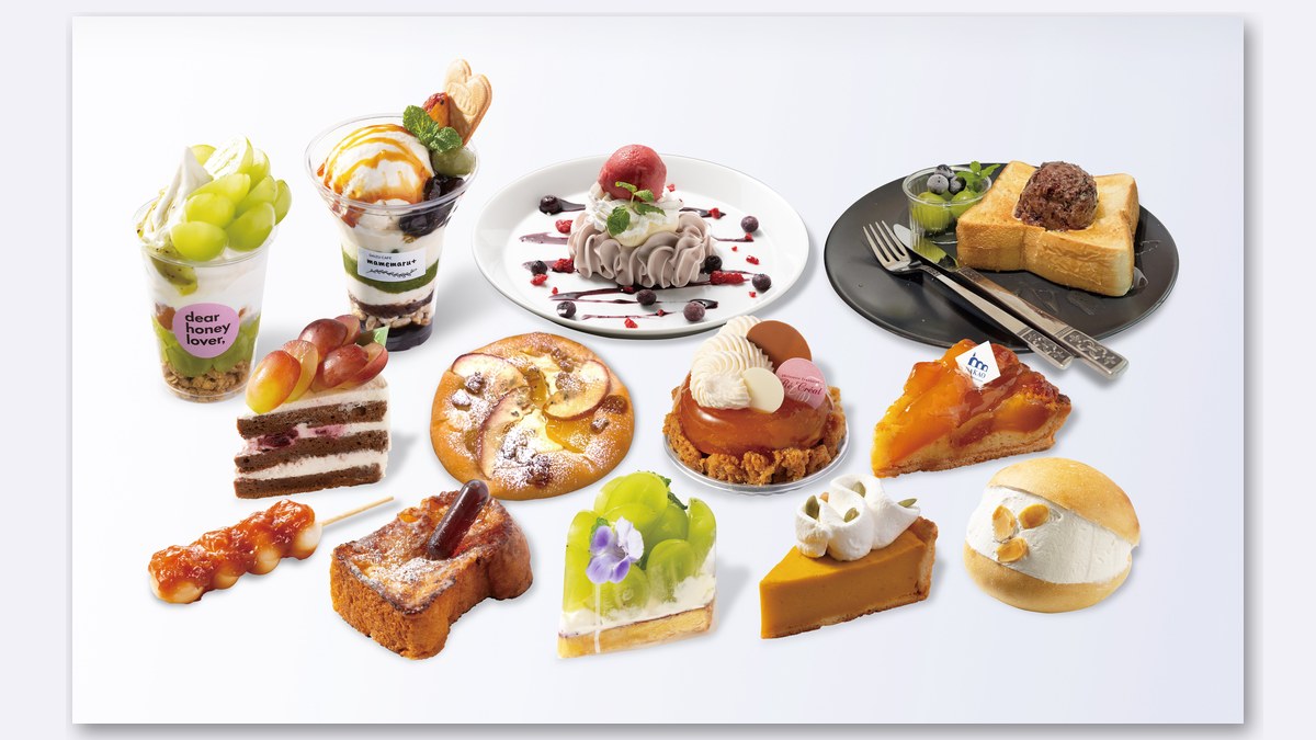 「とみや発酵スイーツフェア」のスイーツ(画像:富谷市より)